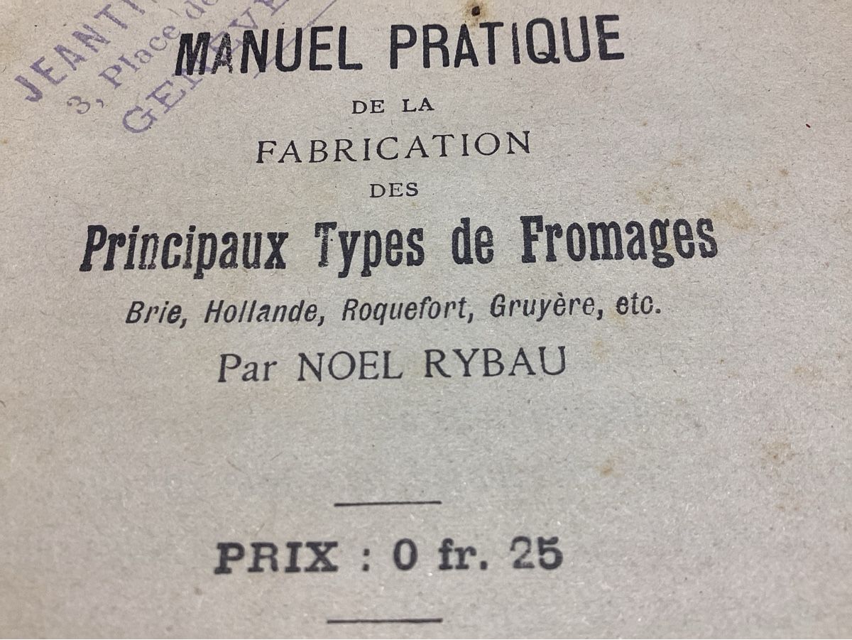 Documenti: Genève pub fabrication fromages vers 1910-20 – Usato da Luc (Ayent) venduto da Rebouille 3