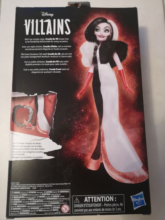 Cruella De Vil Barbie, Disney Villains NEU (Neu und originalverpackt ...