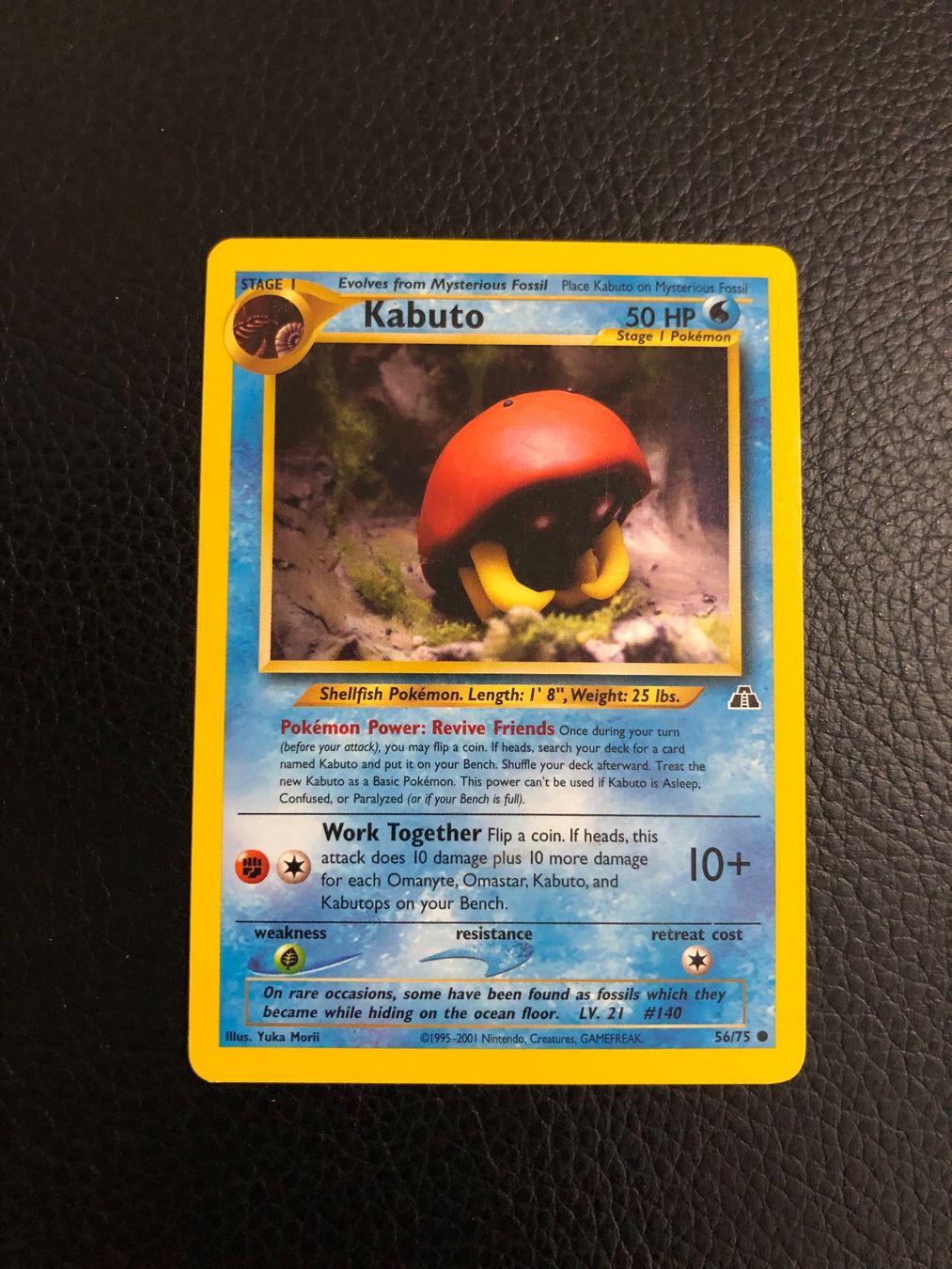 Pokémon Carte collezionabili: Neo Discovery - Kabuto 56/75 Ab 1 – Usato da Paradiso venduto da Pkmn10