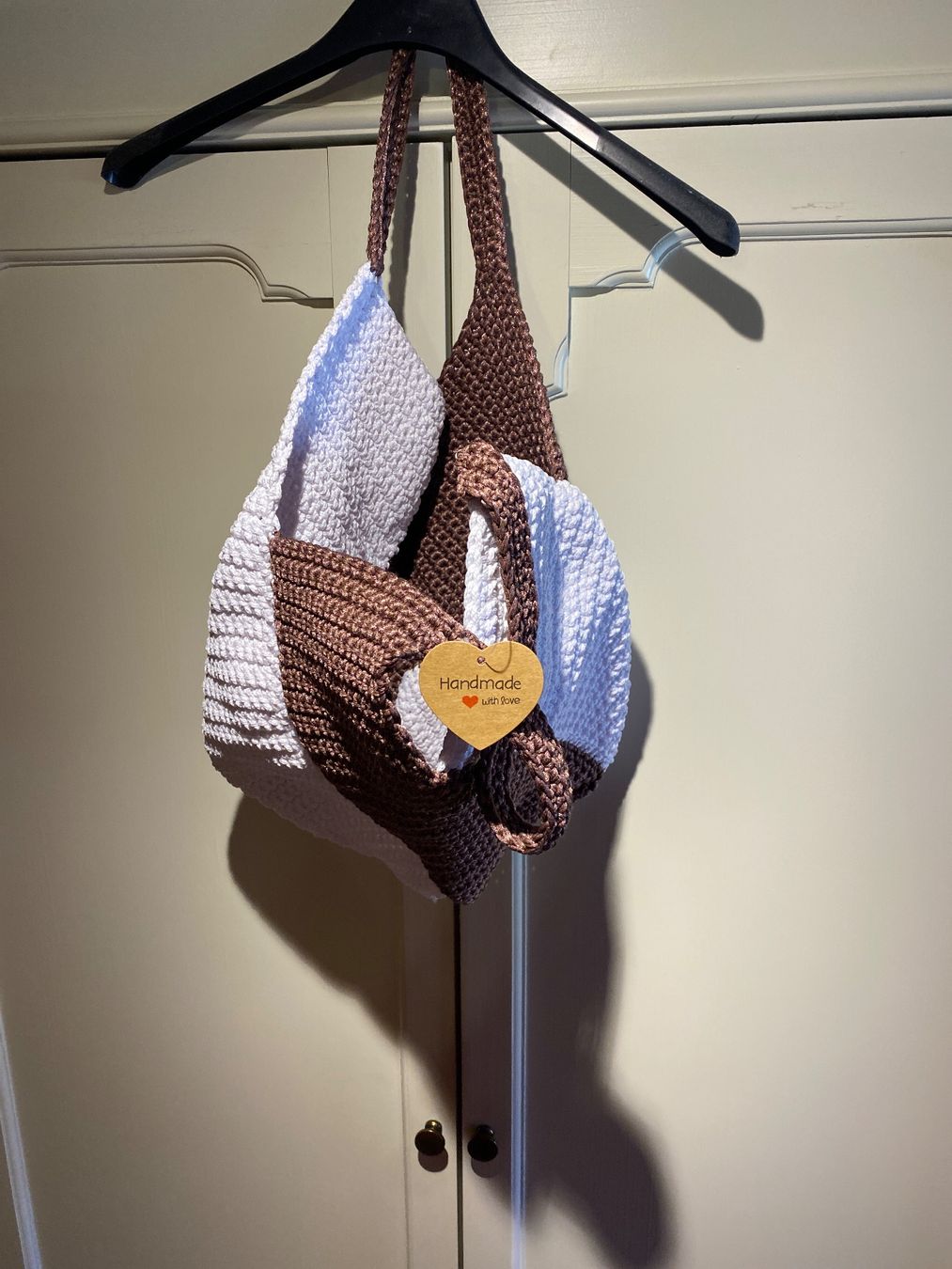 Borse da donna: HANDTASCHE WEISS-BROWN – Nuovo e nell'imballaggio originale da Meienried venduto da ManuelaBoutique 6