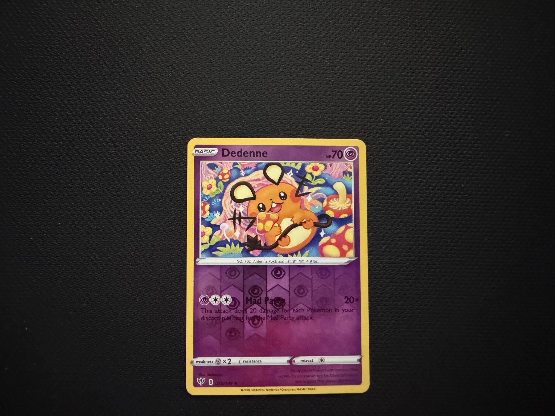 Pokémon Sammelbilder & Trading cards: Dedenne 078/189 / Reverse Holo – Gebraucht aus Zürich von mountainwizard00