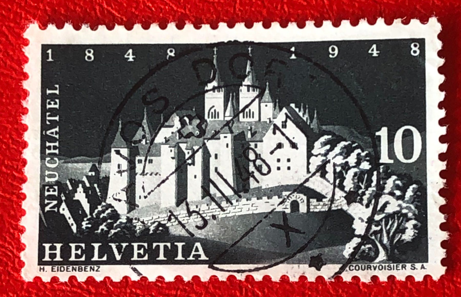 Alle Briefmarken: Nr.282 mit Stempel  – Gebraucht aus Aarau von Billa007
