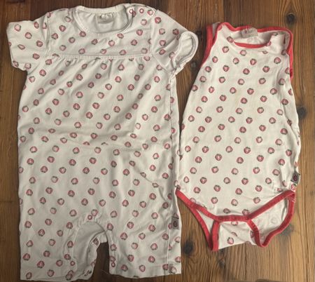 Sommer Set Erdbeeren Gr. 86/92 von Conette - Top Zustand!