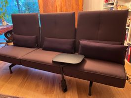 Vitra Soft work 3er Sessel - aubergine - occasion, neuwertig