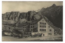 Hotel Grimsel-Hospiz (BE/VS) offene Saurer-Postauto - 1925