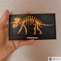 3D Printed Triceratops Puzzle Toy – Kids Assembly Model