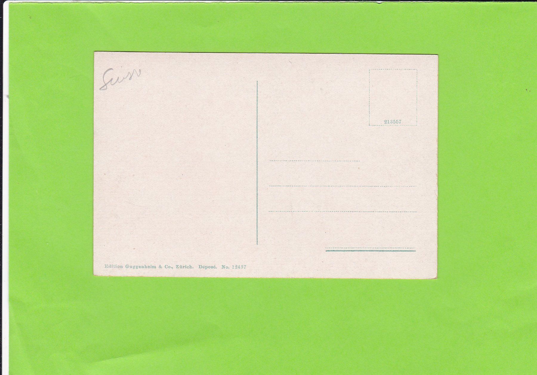 Cartoline postali: St. Gallen mit Bodensee--Edition Guggenheim – Usato da St. Peterzell venduto da neckertal 1