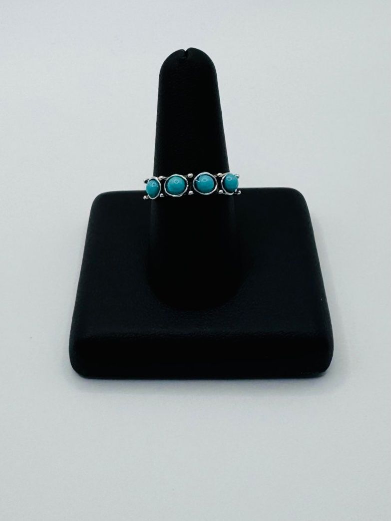 Anelli: Wunderschöner Ring mit blauen Steinen - Grösse: 55 – Nuovo e nell'imballaggio originale da Frutigen venduto da glanzvolles.leben
