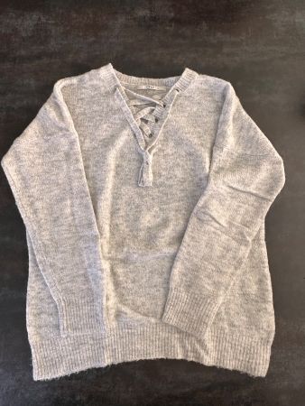 Strickpullover hellgrau ONLY Gr. XL - Übergangszeit