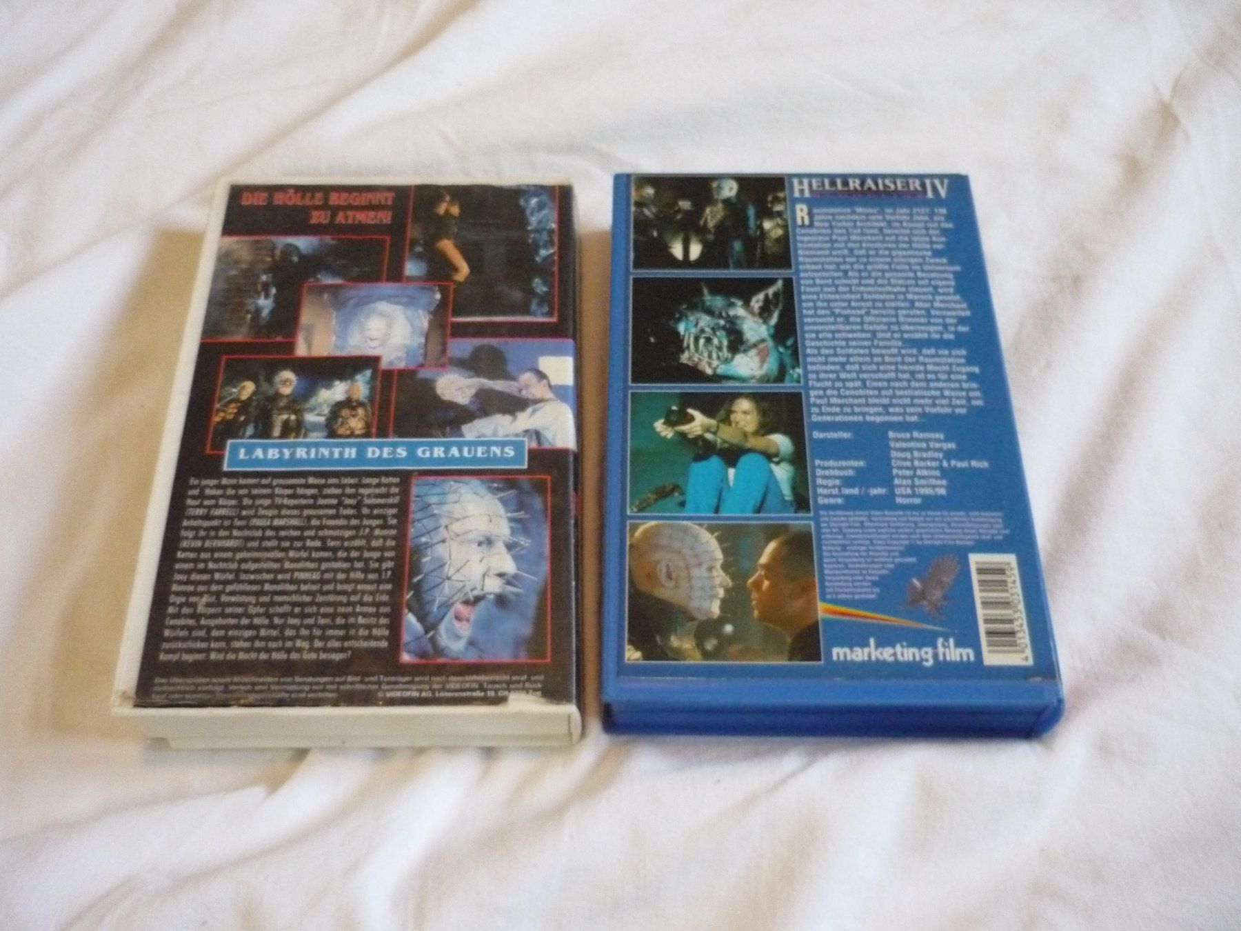 Tutti i VHS: 2x Rare VHS Kassetten - Hellraiser 3+4 – Usato da Beringen venduto da Flatretriever 2