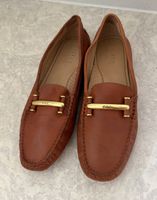 Lauren Ralph Lauren Mokassins Leder braun Grösse 40