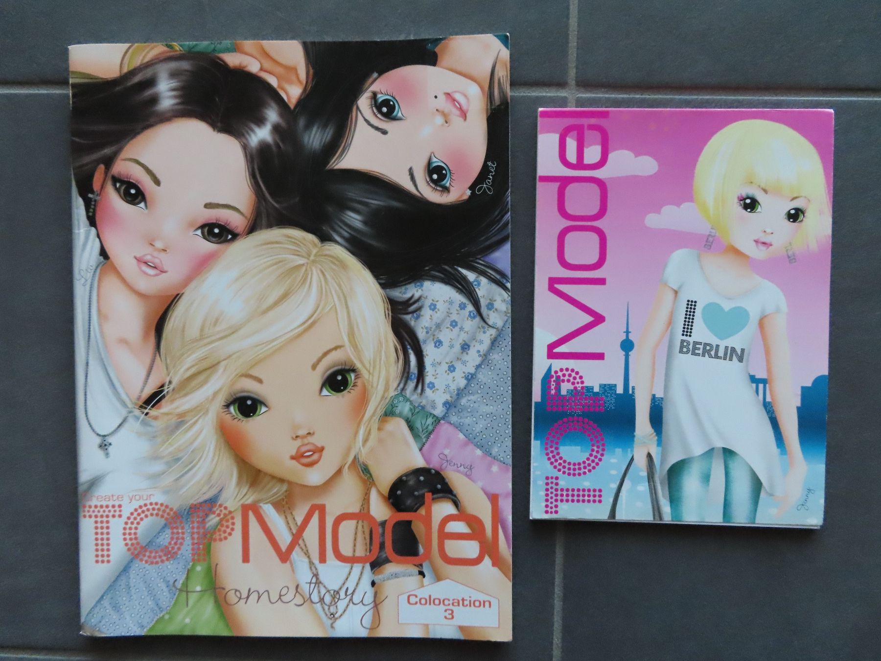 Bastelsets: 4x TOP MODEL coloriages – Gebraucht aus Wallenried von Asyano 2