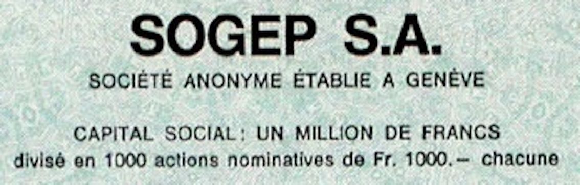 Documenti: SOGEP SA Genève – Usato da Solothurn venduto da Sgasche 1