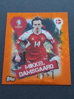 Topps UEFA Euro2024 * Mikkel Damsgaard *ORANGE* Artist DEN 3