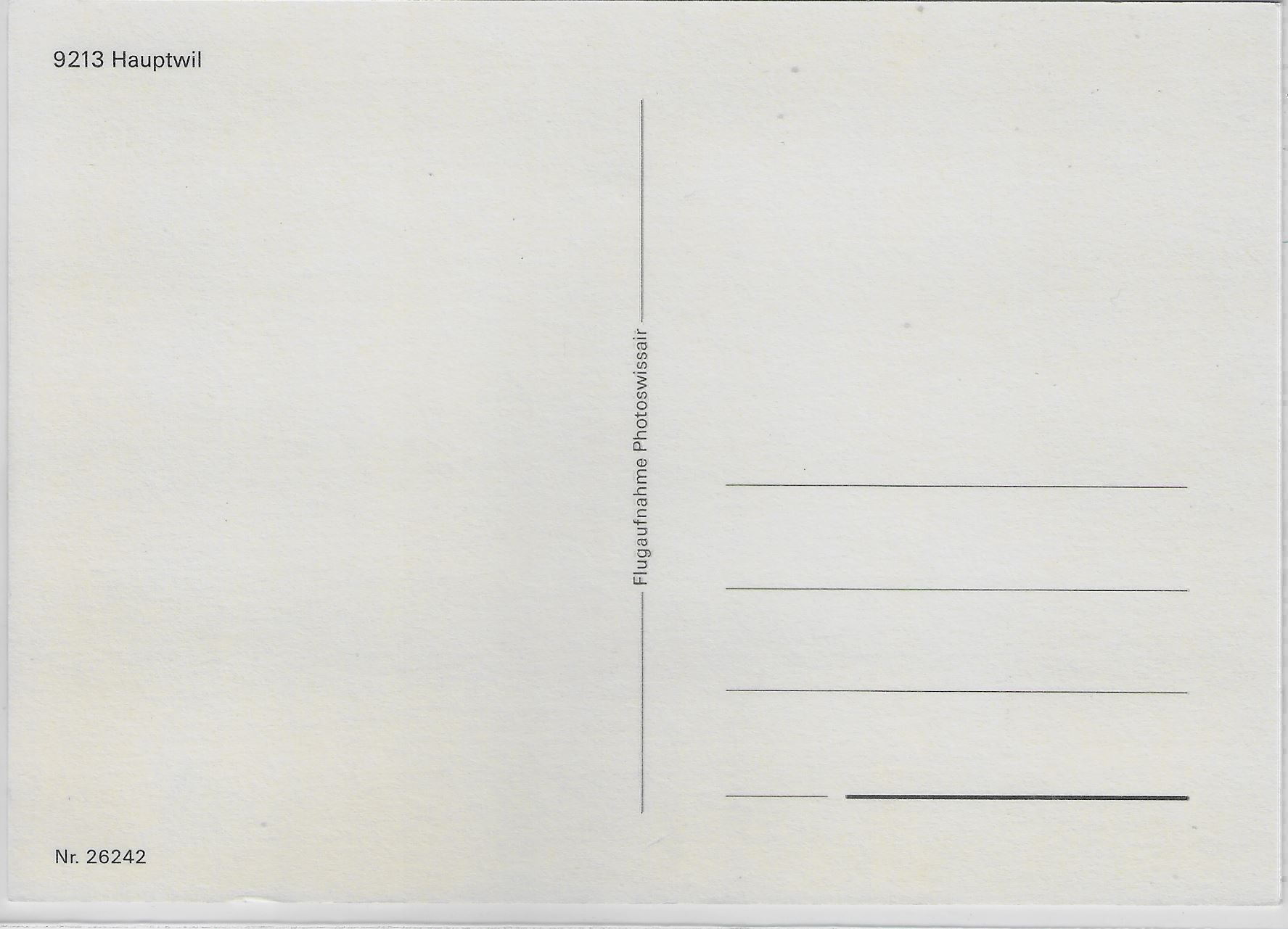 Cartoline postali: Flugaufnahme Hauptwil TG – Antico da Ettingen venduto da Kartenplanet 1