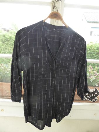 Bluse Gr. L /42 * VERO MODA * in schwarz / weiss kariert