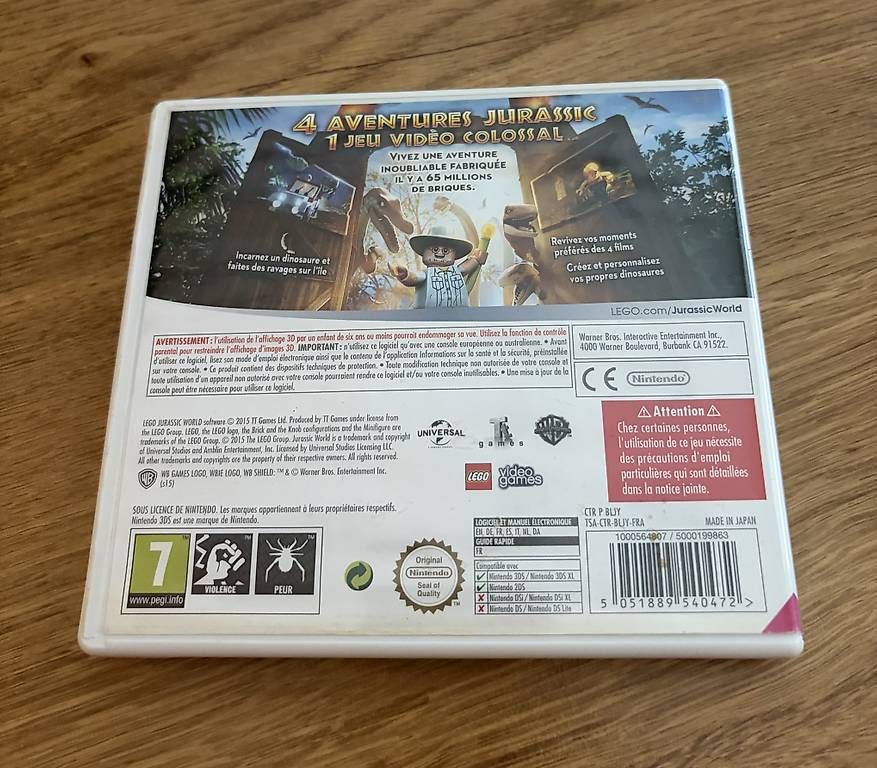Nintendo Giochi: 3DS Lego Jurassic World – Usato da Glattpark(Opfikon) venduto da Beubeu44 2