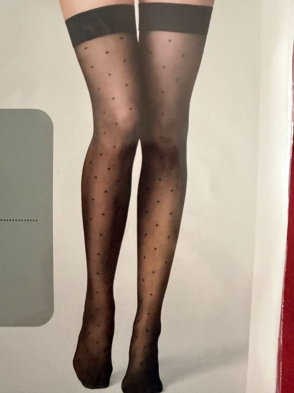Migros Strümpfe & Strumpfhosen: MIGROS Essentials, Halterlose Strümpfe Tupfen, Grösse S/M – Neu und originalverpackt aus Rudolfstetten von gst_g7xl 1
