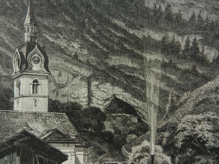 Incisioni: Vitznau Rigi  Bahn Talstation – Usato da Risch venduto da Rischli15 5
