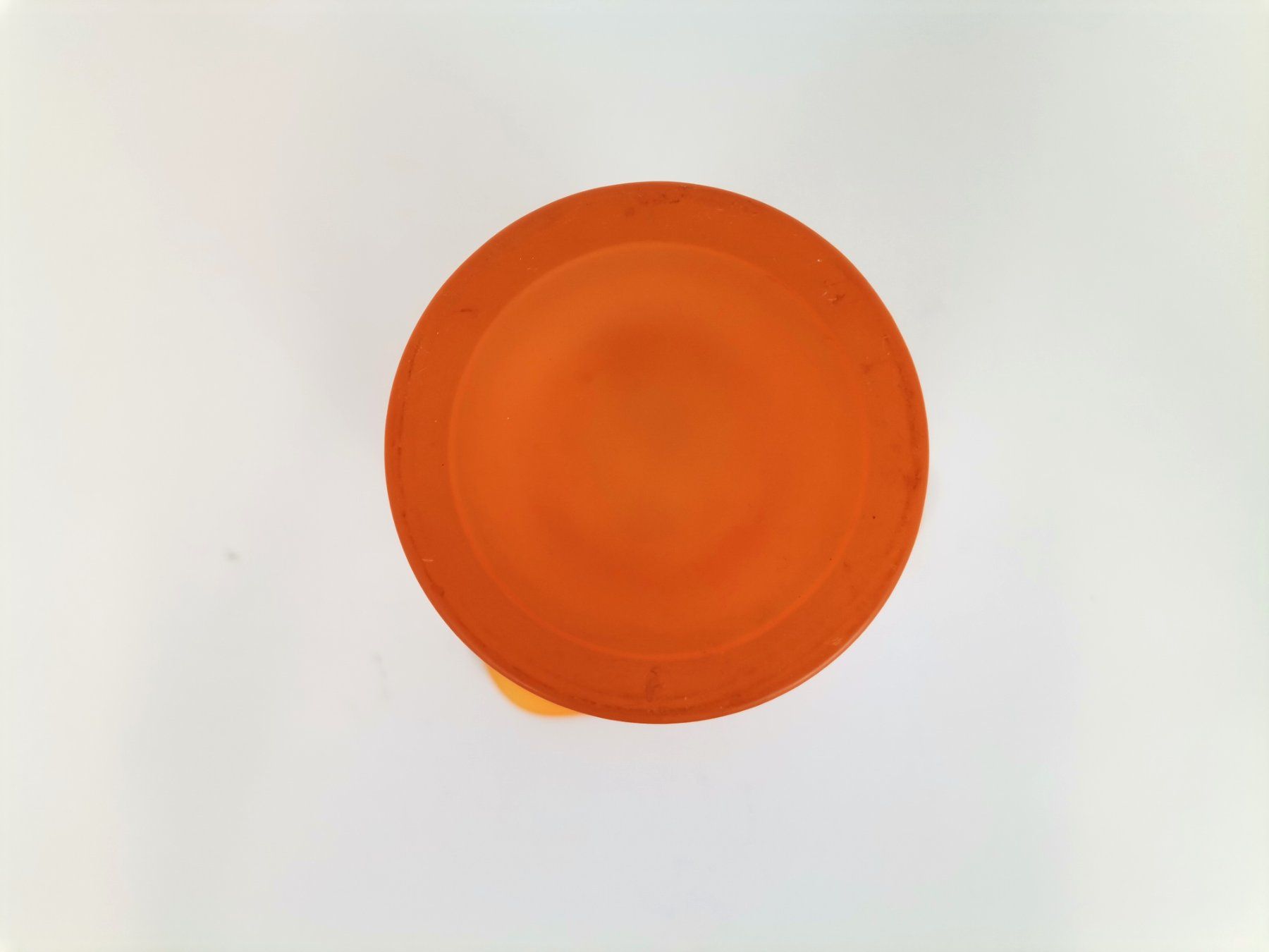 Vasi & Recipienti: VASE mit Wellenrand orange Höhe 24 cm – Usato da Schaffhausen venduto da Restwert_SH 3