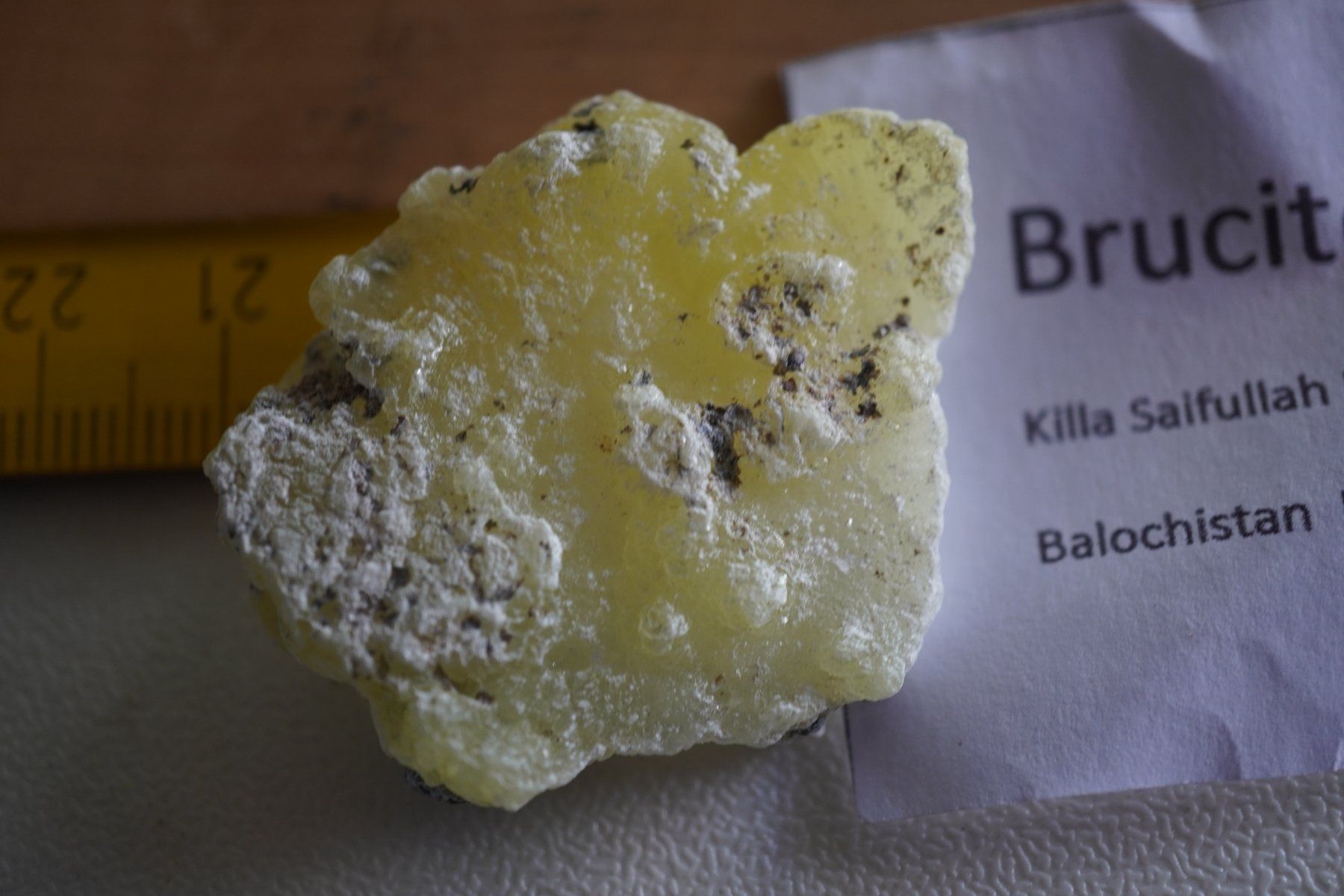 Minerali & Pietre curative: Brucite  Kristall  Pakistan – Nuovo e nell'imballaggio originale da Eschenbach SG venduto da craniums 5