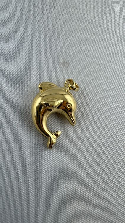 Ciondoli: Delfin Anhänger in 750 Gold / 18 Karat – Nuovo (secondo la descrizione) da kreuzlingen venduto da fantasy_schmuck 2
