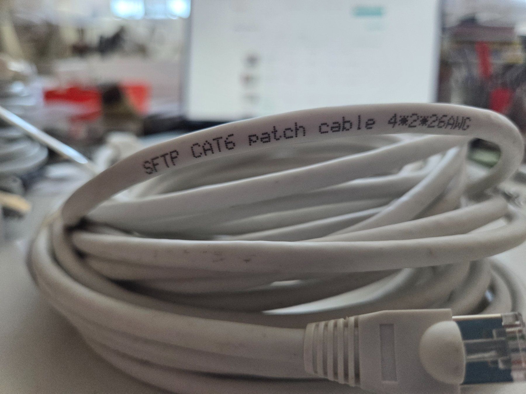Cavi: Patchkabel Cat6 RJ45 UKV 25m Ethernetkabel Internetkabel – Usato da Zürich venduto da Alibaba1234 2