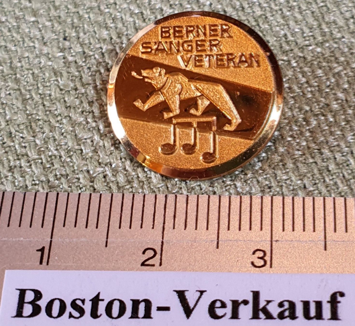 Spille & Fermagli: D330 -  Brosche Berner Sänger Veteran Bär Bern – Usato da Reinach BL venduto da Boston-Verkauf 2
