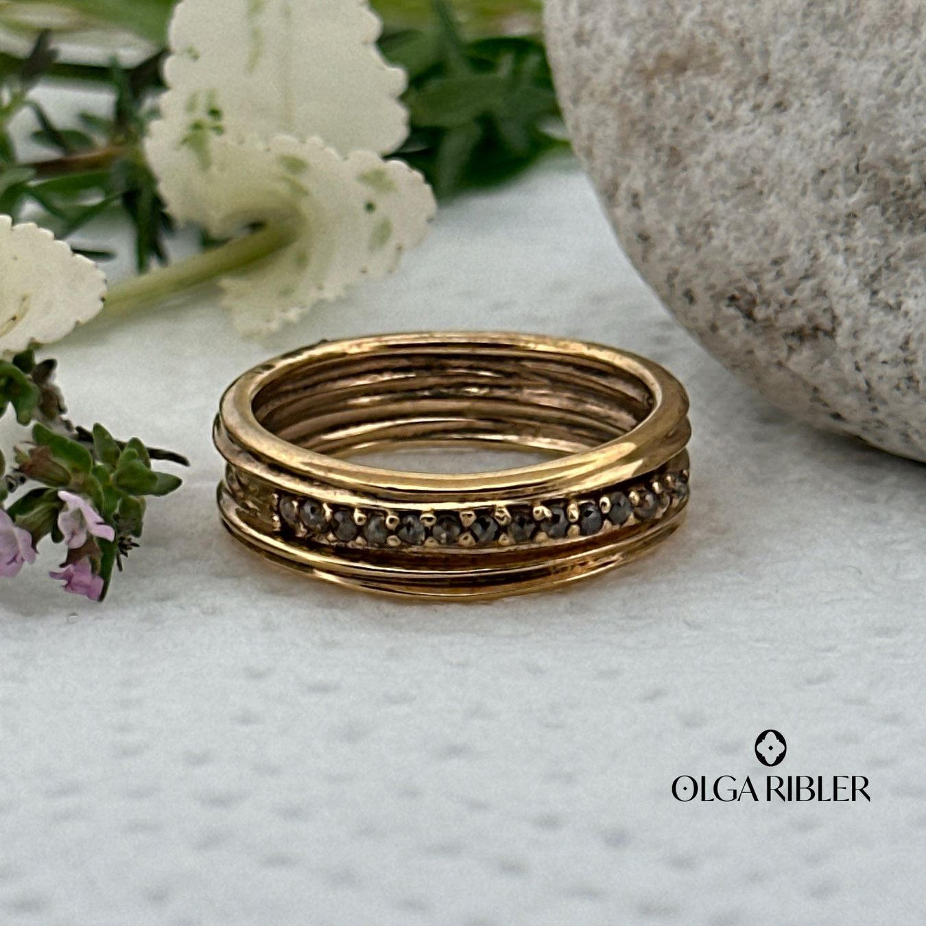 Olga Ribler Anelli: Diamanten Sterling Silber Ring - Grösse 59 – Nuovo (secondo la descrizione) da Luzern venduto da Schmuckoutlet 7
