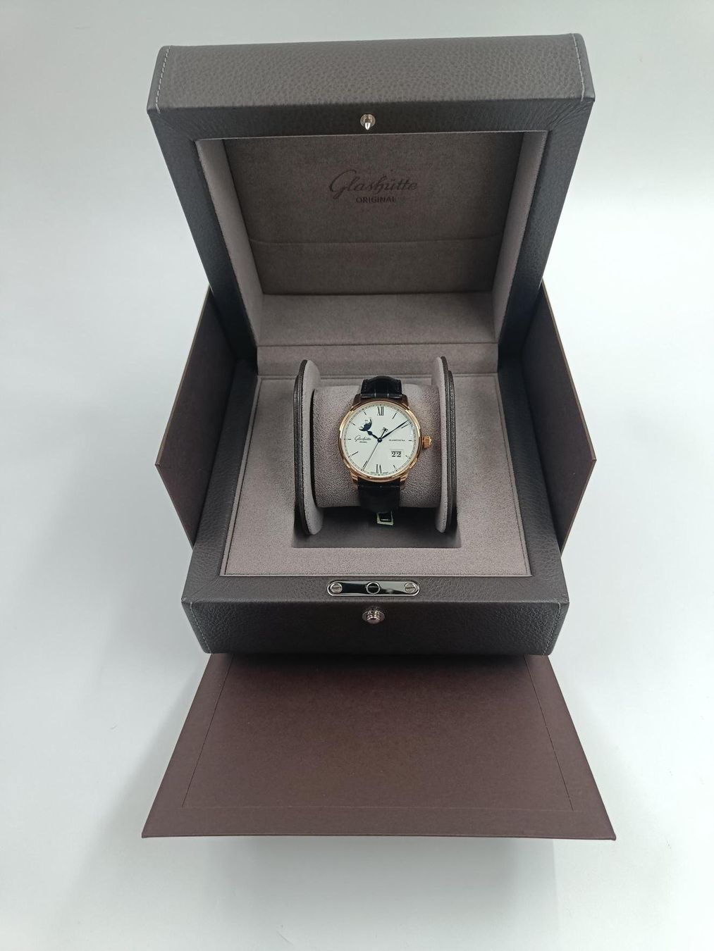 Glashütte Orologi: GLASHÜTTE ORIGINAL "SENATOR EXCELLENCE MONDPHASE", 40 MM – Nuovo (secondo la descrizione) da Luzern venduto da EdiGem