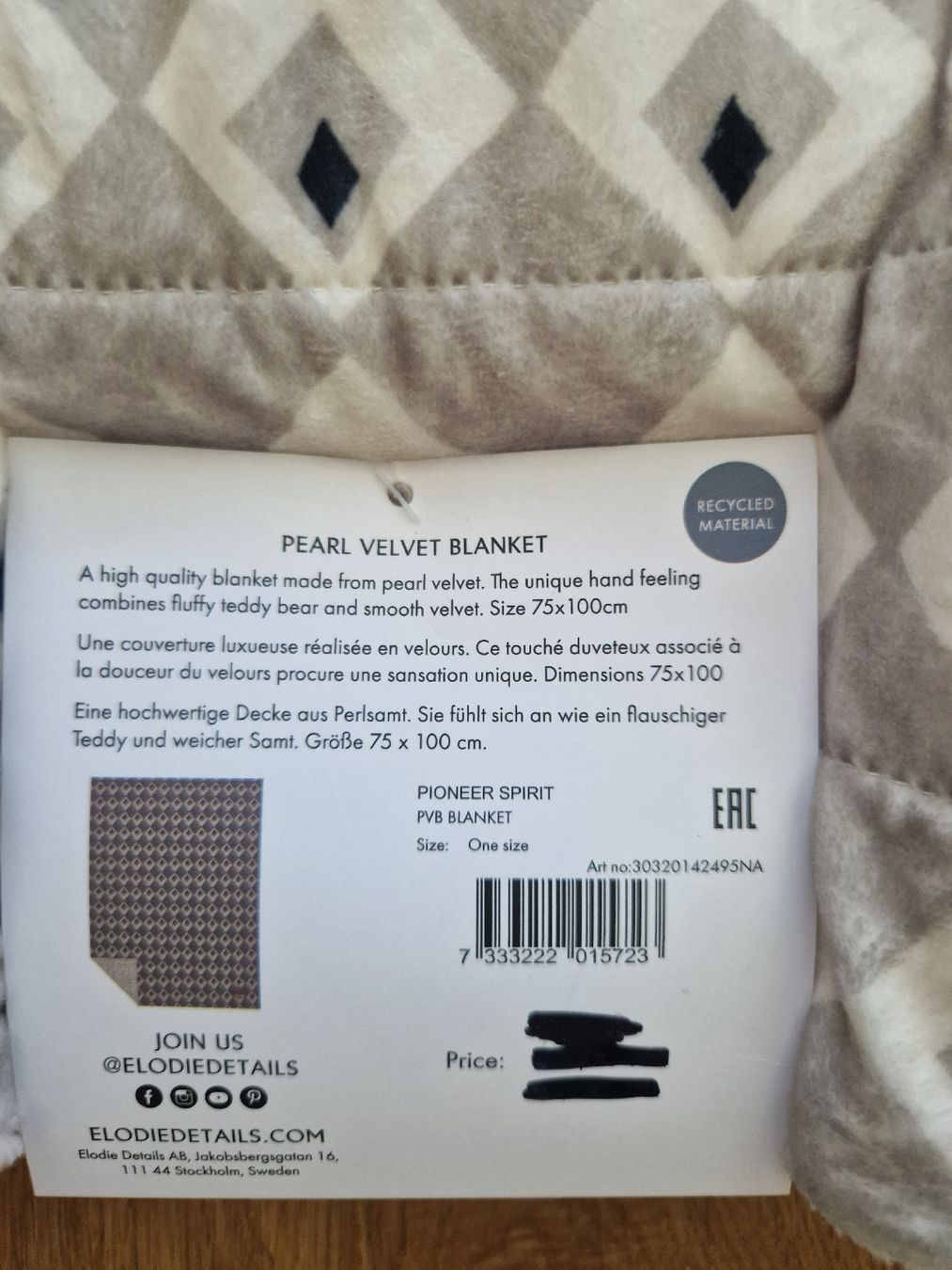 Coperte: Decke von Elodie – Nuovo e nell'imballaggio originale da Eschenbach SG venduto da SanFranciscoCalifornia 1