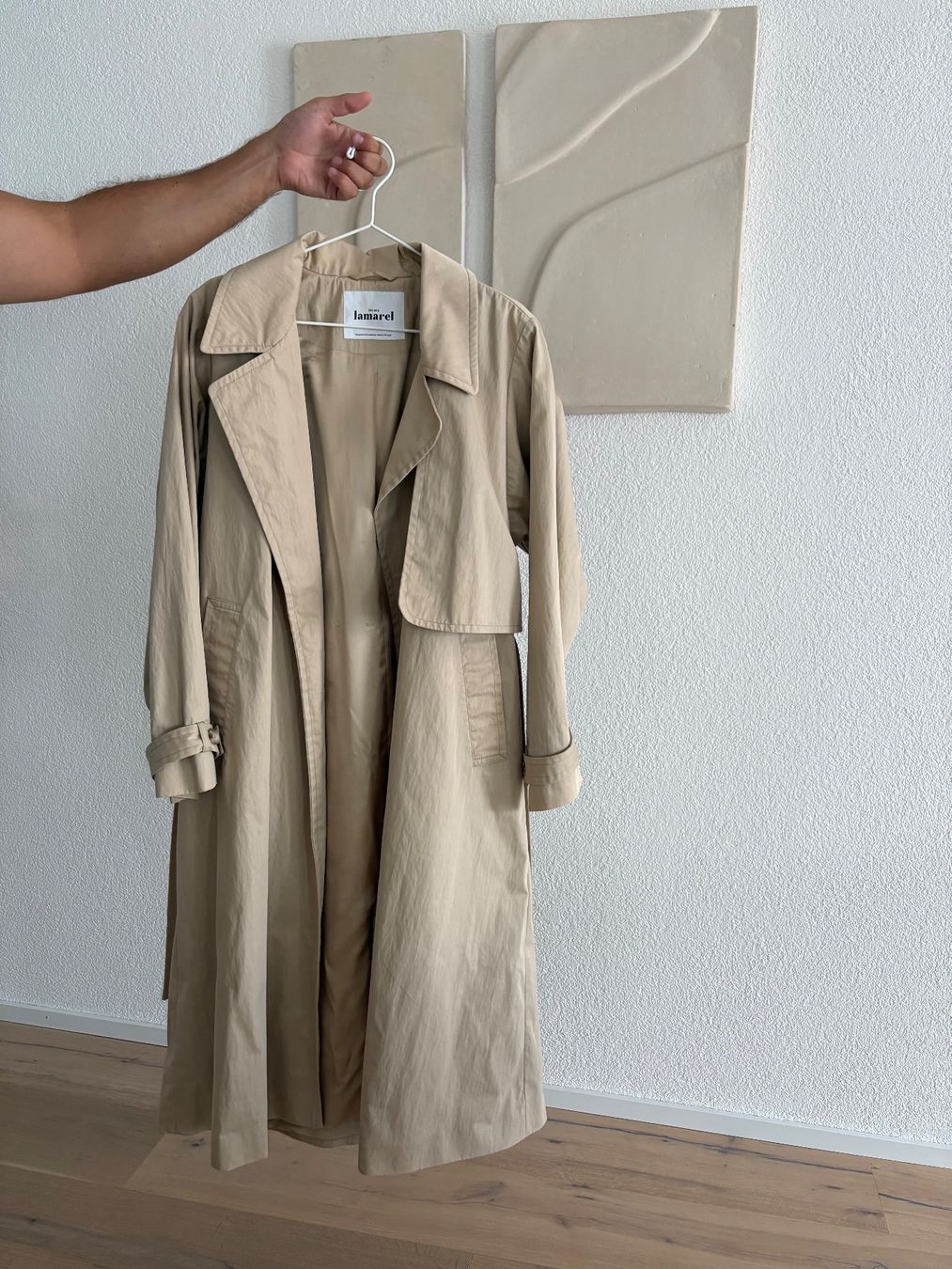 Lamarel Manteaux: Lamarel Trenchcoat Beige - One Size – D'occasion à Oberbuchsiten par no5_t19p9
