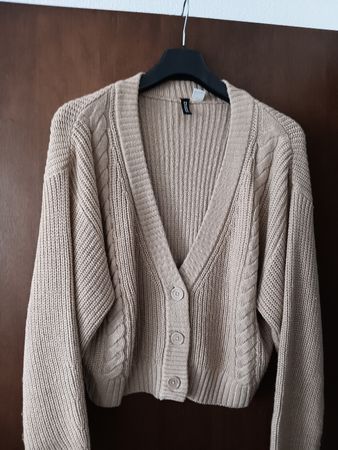Moderne tolle Strickjacke camel  neuwertig H&M