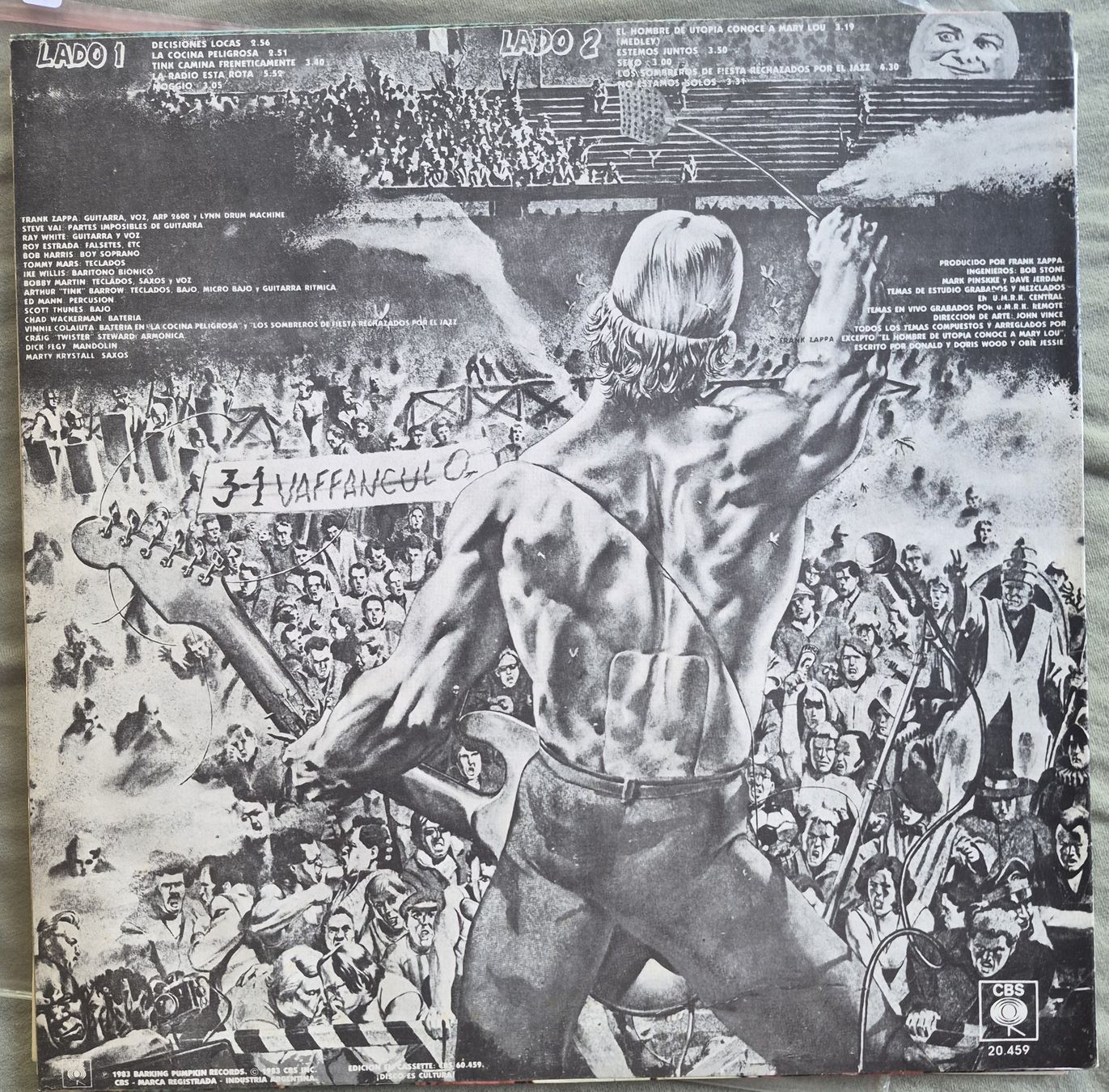 Dischi in vinile: Frank Zappa - The man from Utopia (Argentinian release) – Usato da Onex venduto da X-Ray69 1