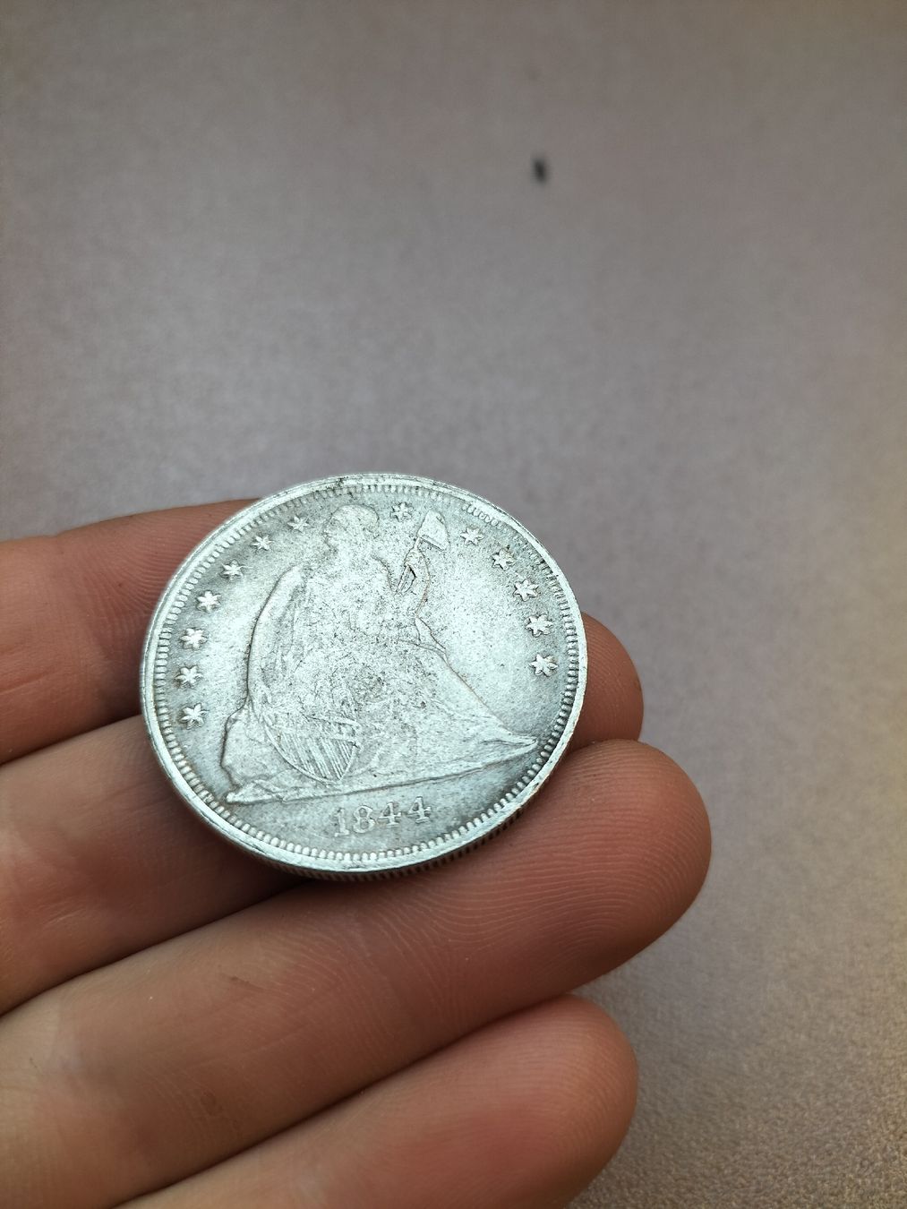 Tutti le monete: One Dollar 1844 – Usato da Müselbach venduto da pat_9c9w 3