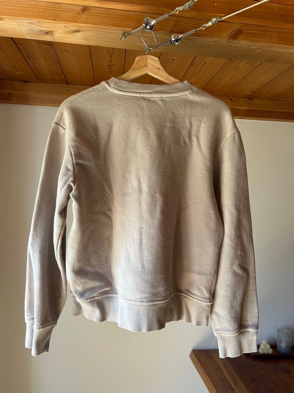 Zara Pullover & Sweatshirts: Zara Basic Beige Baumwollpullover, guter Zustand, Grösse M – Gebraucht aus Erlen von nin_b8c6 1