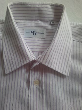 Herrenhemd, Linea hB-Swiss Made /NEU, Gr.40/ reine Baumwolle