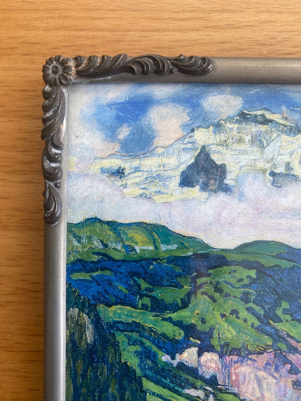 Bilderrahmen: Metall-Wechselbilderrahmen in Postkartengrösse, Jugendstil – Gebraucht aus Binningen von 1adler 1