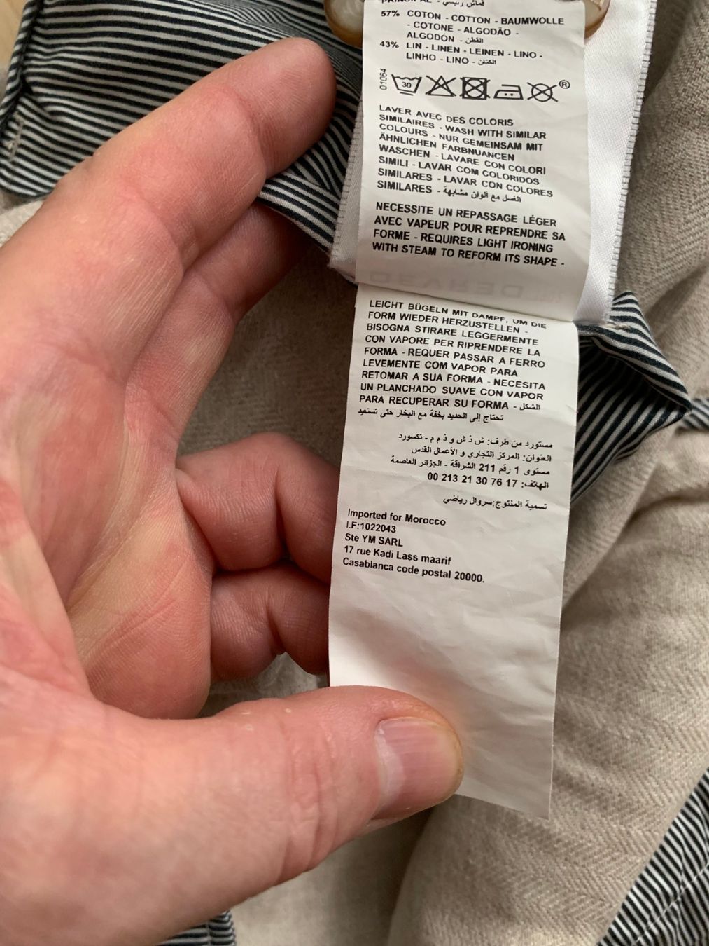 Pantalons: DEVRED 1902 Leinenhose, gebraucht aber gepflegt, Grösse 46 – D'occasion à Landquart par interesse63 9