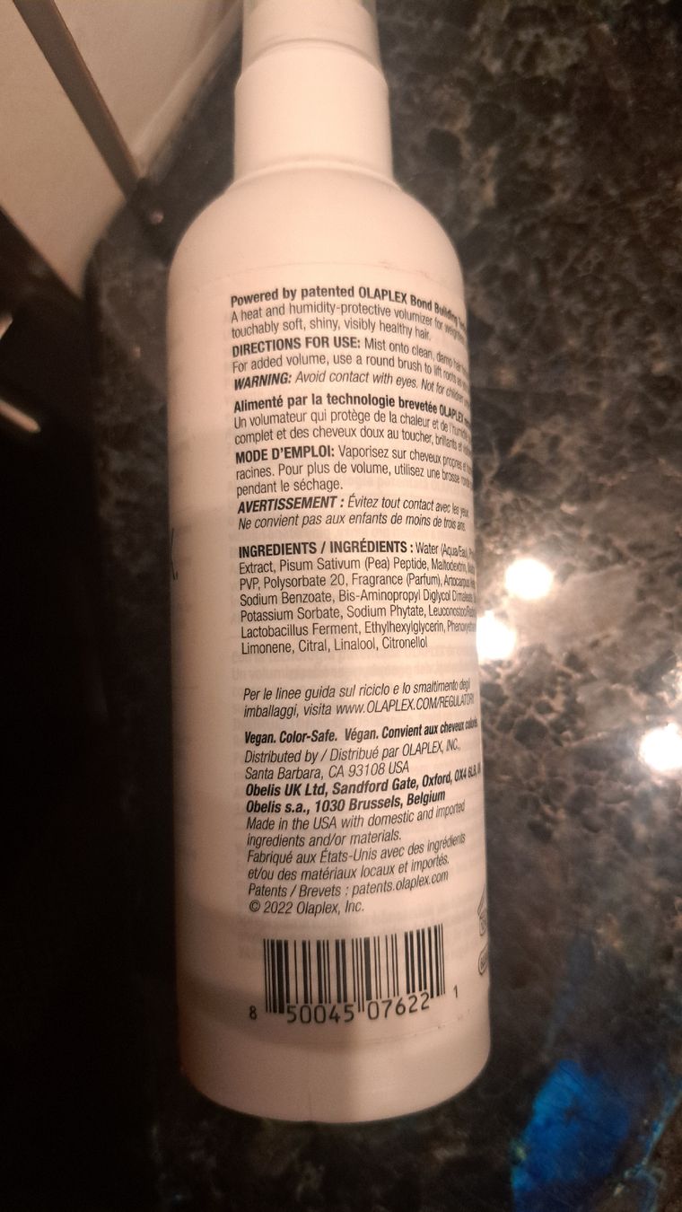 Sonstige Körperpflege: Olaplex Volumizing blow dry mist – Gebraucht aus Rechthalten von Cnirvana 1