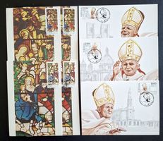 Portugal Serie Maxikarten und FDC Weihnachten