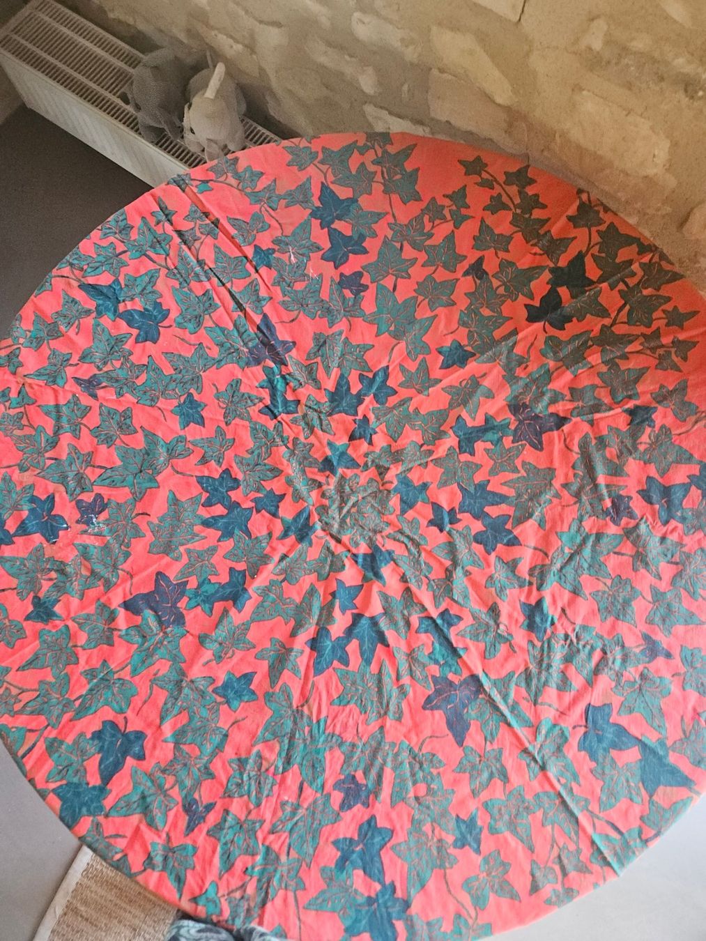 Sonstige Tischwäsche: Nappe ronde réel seventies neuve – Neu (gemäss Beschreibung) aus Thônex von lacomtessedesfees 5