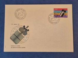 Ersttagsbrief11.3.71 UITGenf Weltkonferenz Telekommunikation