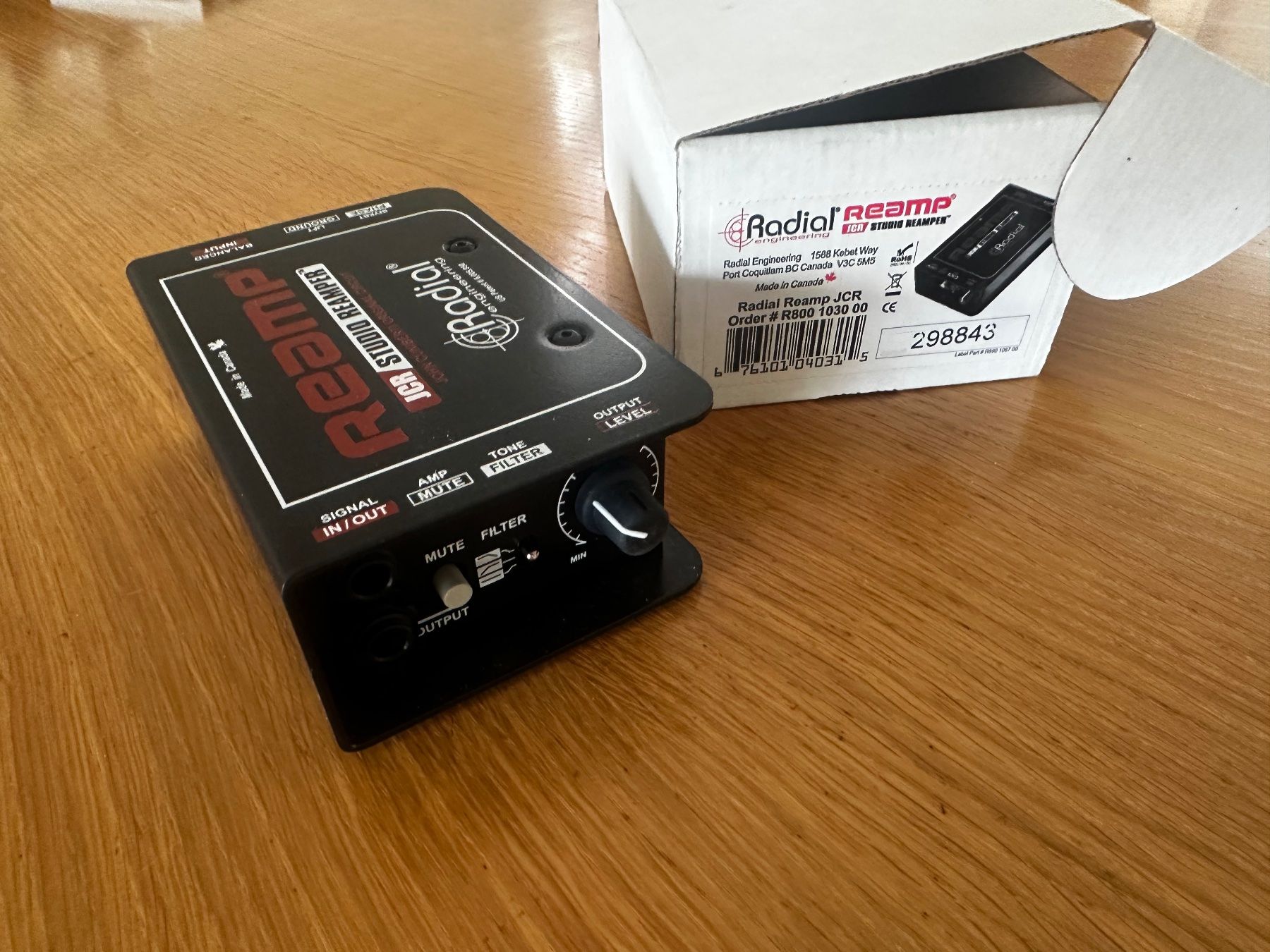 Registratori: Radial Reamp JCR Studio Reamper - NEU – Nuovo e nell'imballaggio originale da Reinach BL venduto da Tscherrer 4