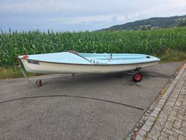 Segelboot komplett inkl. Slipwagen