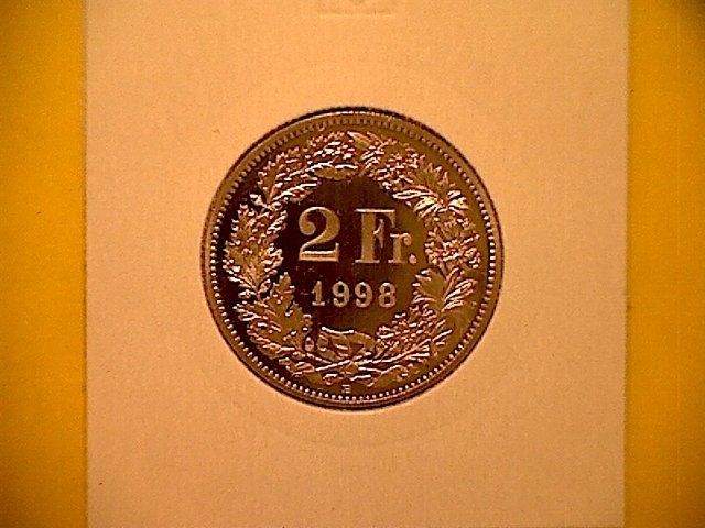 Tutti le monete: 2 Fr. 1998 unz – Nuovo (secondo la descrizione) da Buchs AG venduto da Ged8