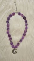 Collier améthyste lune