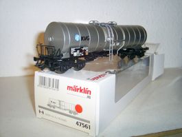 Märklin 47561 viera.Kesselwagen KVG der DB, KKK, OVP, Topzus