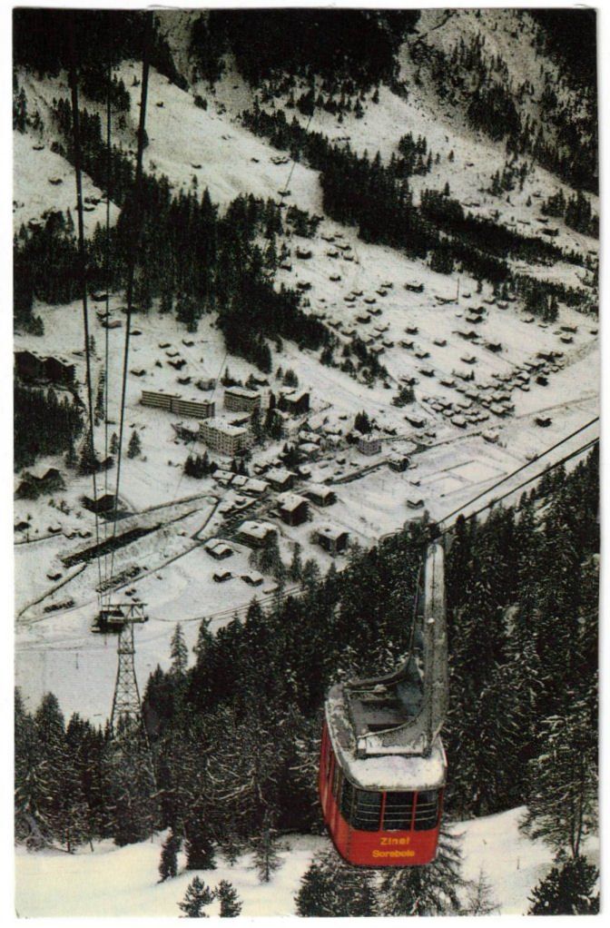 Cartoline postali: Zinal - Luftseilbahn Sorebois – Usato da Binningen venduto da Mountainrider