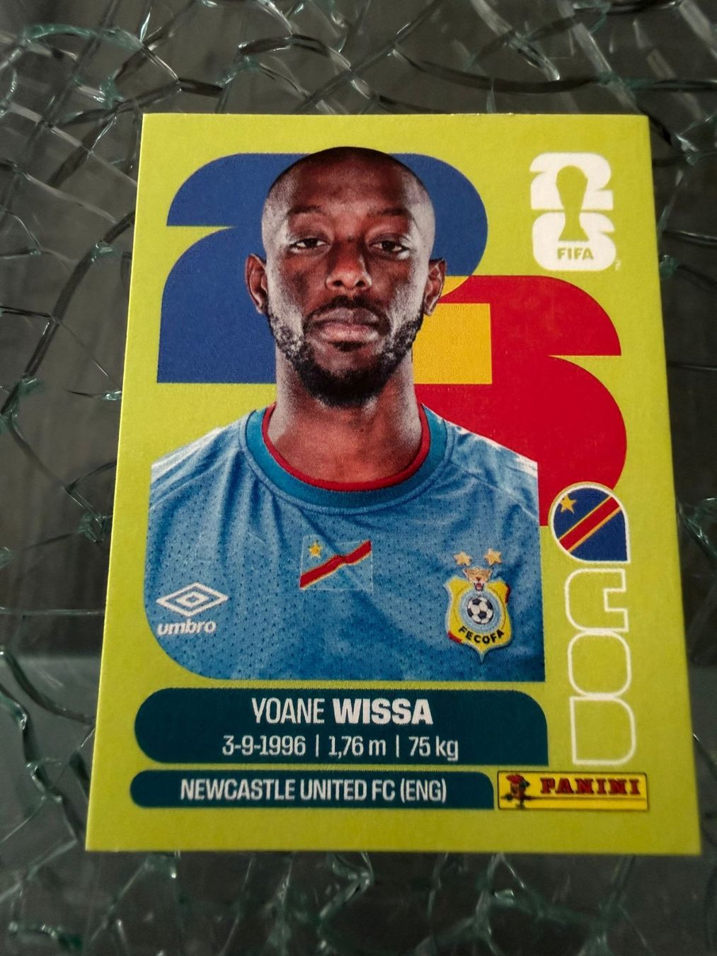 Panini Carte collezionabili: WM 2026 - Panini - Yoane Wissa - COD 16 – Usato da Pfäffikon ZH venduto da Marcodesi76